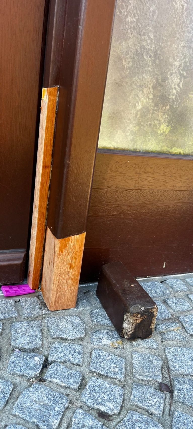 Haustür mit Grundierung Grundieranstrich